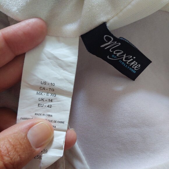 NWOT Maxine of Hollywood Romper/Jumper One Piece Swimsuit Tank and Shorts Style - Picture 9 of 12